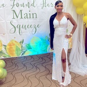 White Bridal Shower Dress